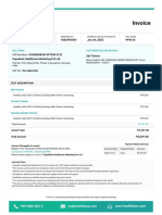 Health Check Invoice