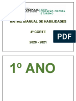 1º Ano - MATRIZ BIANUAL 4º Corte