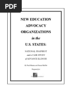 New Education Advocacy Organizations: in The