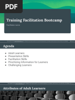 Google's Facilitation Bootcamp Training Slides