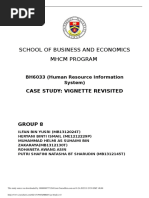 School of Business and Economics MHCM Program: Case Study: Vignette Revisited