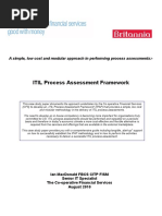 Itil Process Assessment Framework