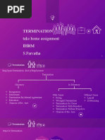 Termination IHRM THA - Parvatha