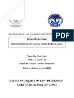 Relationship Between Revenue and Expense Profiles of Airport