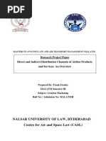 Direct and Indirect Distribution Channels of Airline Products and Services An Overview