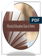 CLASS XII Physical Education NOTES