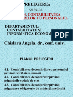 Tema 4 Contabilitatea Decontăriilor Cu Personalul