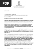 Letter From SOS Jocelyn Benson To Select Committee To Investigate The January 6th Attack On The United State Capitol 012622 With Attachment