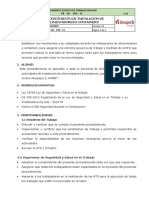 PR-09 - Poe - 31 Procedimiento de Instalacion de Alimentadores A Containers