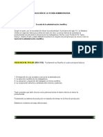 Evolución de La Teoría Administrativa