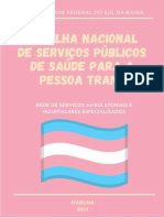 Cartilha Nacional de Serviços Públicos de Saúde para A Pessoa Trans