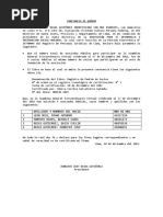 Modelo de Constancia de Quorum