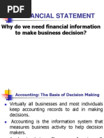 Financial Statement: Why Do We Need Financial Information To Make Business Decision?