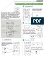 TPN-35 PON Optical Power Meter User Manual: Products Introduction Set Threshold