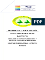 Reglamento Del Comite de Educacion Comishla