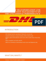 DHL Case Study Presentation