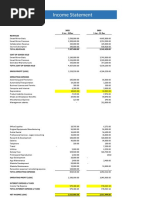 Income Statement Template