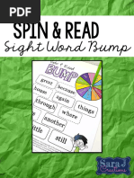 Sight Word Bump