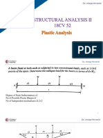 RV College of Engineering: Structural Analysis Ii 18CV 52