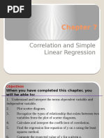 Correlation and Simple Linear Regression