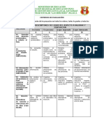 Criterios de Evaluación