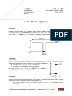 TD N°4 Flexion Composée