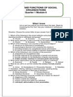 Forms and Functions of Social Organizations Quarter 1 Module 6