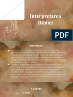 Interpretarea Bibliei