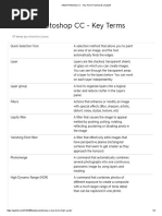 Adobe Photoshop CC - Key Terms 1