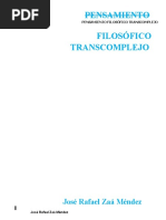 Planteamiento Filosofico Transcomplejo