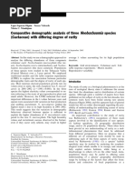 Comparative Demographic Analysis of Three Species (Cactaceae) With Differing Degree of Rarity