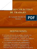 Derecho Colectivo de Trabajo