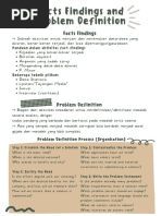 CCT - Facts Finding and Problem Definition