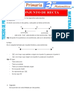 Sudconjunto de Recta para Tercero de Primaria