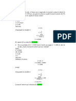 Interés Simple: I 870 I 2% Anual T 1año I Cit C I C 870 C 43500