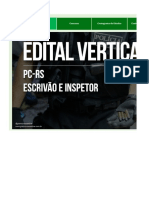 Edital Verticalizado - PC RS - Investigador e Escrivão