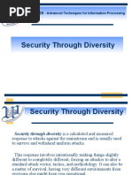 Security Through Diversity: MASTER - Advanced Techniques For Information Processing