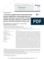 L Carnosine in Diabetes