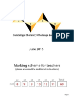 C3L6 Teachers Mark Scheme 2016