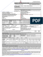 Voc Africa - Request For Certificate Form 6.3.1