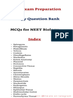 Biology Topicwise MCQs