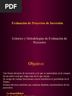 Evaluacion de Proyectos