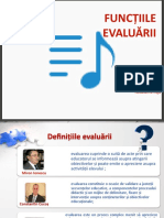 Funcțiie Evaluării