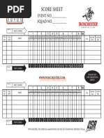 Score Sheet: EVENT NO. - SQUAD NO.