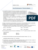 Ficha 3 - Revisões para A 1 Ficha de Avaliação