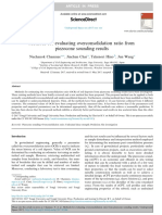 Methods For Evaluating Overconsolidation Ratio From Piezocone Sounding Results