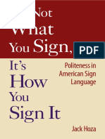 It - S Not What You Sign, It - S How You Sign It - Politeness in American Sign Language (PDFDrive)