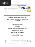 Ampliacion de Capacidad en Subestacion Electrica