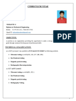 Curriculum Vitae: Objective