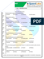 Biology: Topic - Endocrine System Class-VIII Board - ICSE